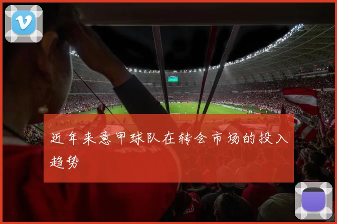 近年来意甲球队在转会市场的投入趋势