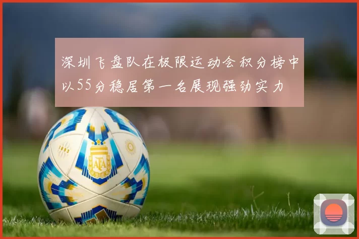 深圳飞盘队在极限运动会积分榜中以55分稳居第一名展现强劲实力