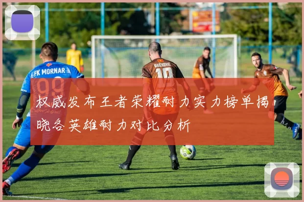 权威发布王者荣耀耐力实力榜单揭晓各英雄耐力对比分析